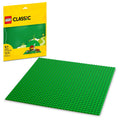 LEGO Classic Green Baseplate, Square 32x32 Stud Foundation to Build, Play, and Display Brick Creations, Great for Grassy Nature Landscapes,