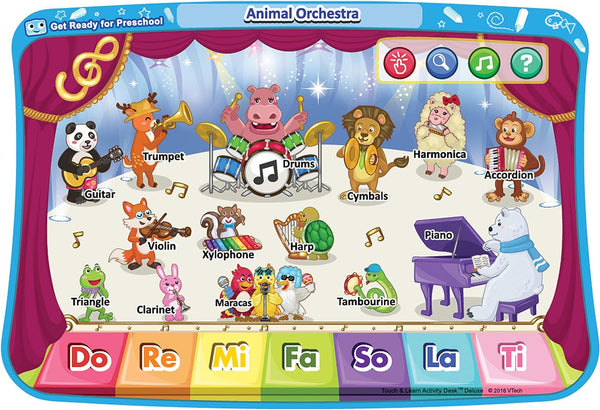 VTech Touch and Learn Activity Desk Deluxe Expansion Pack for Preschoolers Get Ready for Preschool