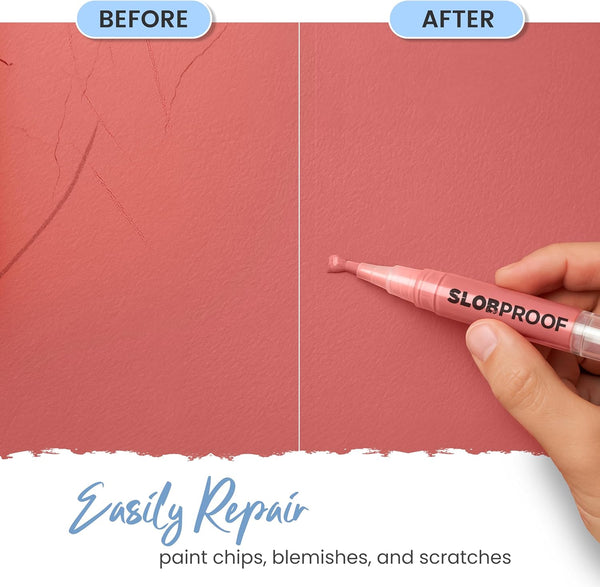 Slobproof Refillable Touch-Up Paint Pen Ã¢ÂÂ Mess-Free Wall Repair Tool, Easy Twist Control, Precise Application, Convenient Storage, DIY Home