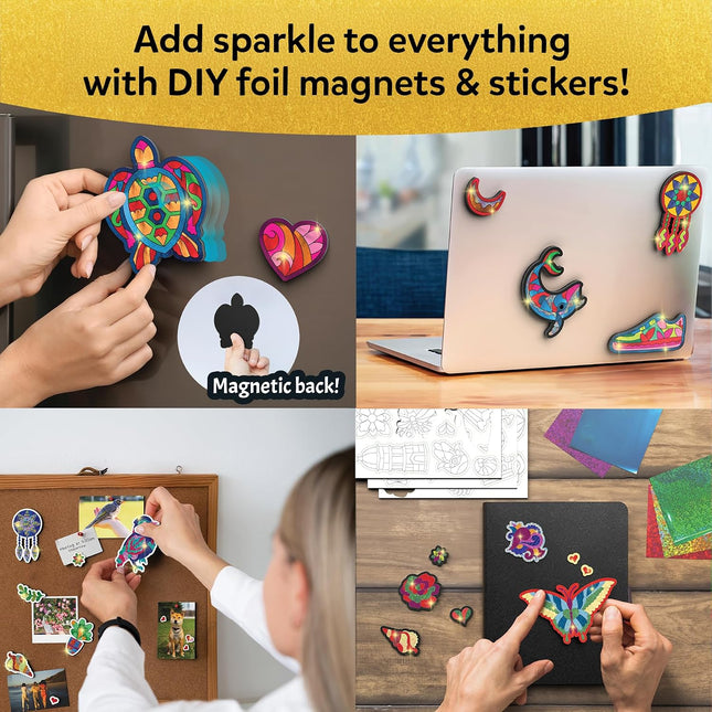 Skillmatics Foil Fun Pretty Patterns, Foil Art, Gift for Tweens & Adults 5. Pret