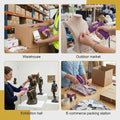 PAG Standard Tagging Gun Price Tag Attacher Gun for Clothing with 5 Needles and 2000 2inch Barbs Fasteners, Purple