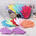 BTYMS 24 Pcs Shower Exfoliating Gloves Hand Exfoliating Glove Body Scrubber Loofah Washing Gloves for Shower, Spa, Massage and Body Scrubs, Dead