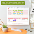 Clever Fox Habit Tracker Calendar Ã¢ÂÂ Inspirational Goal Tracker and Habit Calendar for Atomic Habits Ã¢ÂÂ Colorful Habit & Goal Planner