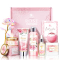 Gifts for Women, Happy Birthday Gifts for Women, Mothers Bath and Body Gift for Woman with Unique Rose Self Care Gift, Home Spa Gift Basket for