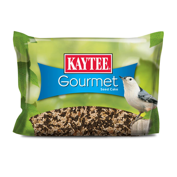 Kaytee Wild Bird Gourmet Seed Cake For Cardinals, Chickadees, Juncos, Titmice, Woodpeckers and More, 2 Pounds 2 Pound (Pack of 1) Gourmet, 1 Count