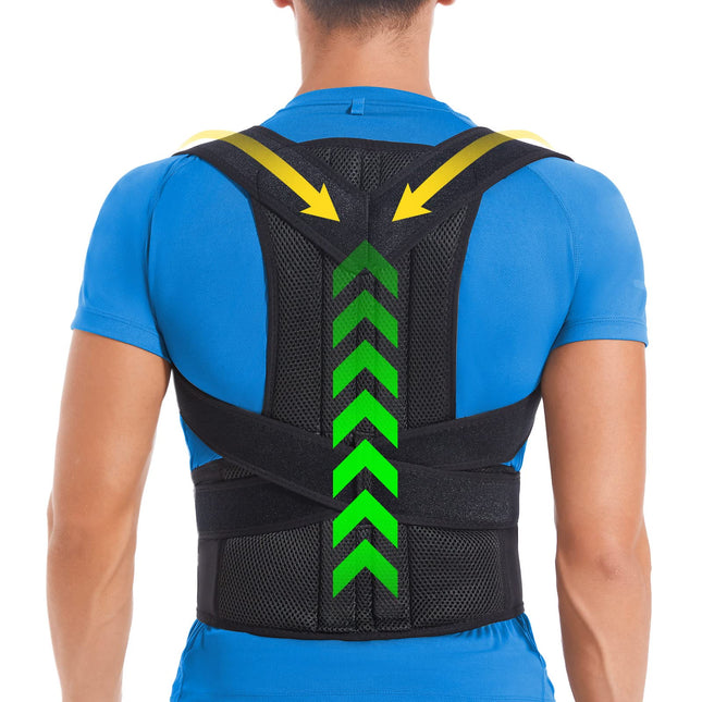 Back Brace Posture Corrector for Women and Men, Back Braces for Upper and Lower Back Pain Relief, Adjustable and Fully B