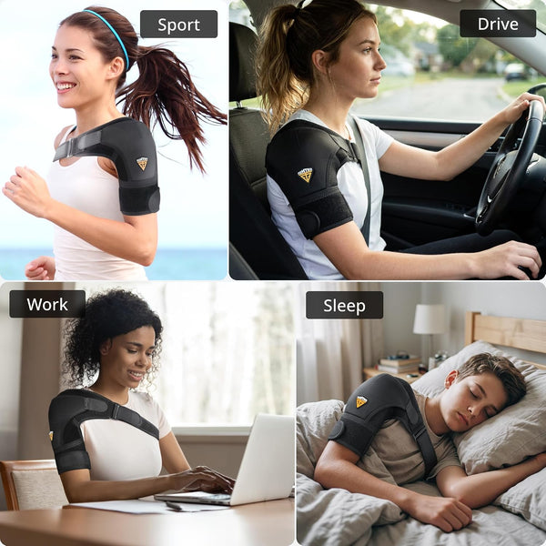 Shoulder Brace for Women & Men | Support for Torn Rotator Cuff & Other Shoulder Injury - Ac Joint, Dislocated, Separated, Frozen Shoulder |