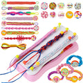 Bracelet Making Kit Toys for Ages 8+ Year Old Girls Gifts Ideas, kit Birthday Gifts for Teen Girls, Arts and Crafts String Maker Tool, Portable
