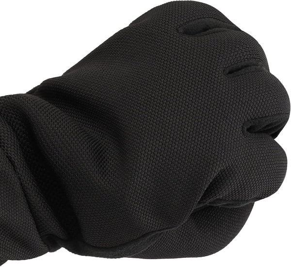 isotoner Men’s Tech Stretch Touchscreen Texting Double Lined Cold Weather Gloves with Water Repellent Technology X-Large Black