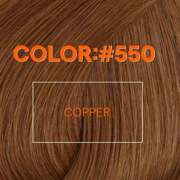 Full Shine Weft Hair Extensions 14 Inch 100G Copper Double Weft Remy Hair | Human Hair Bundles, Double Weft Extensions, Remy Straight Hair Weft,