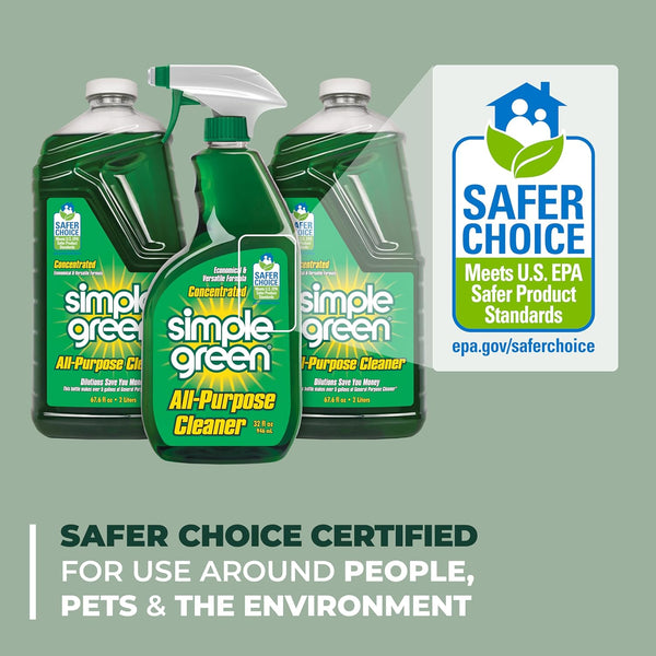 Simple Green Allpurpose Cleaner Spray and Refill, Green, 3 Piece Set, Original, 1 Count
