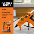 Gorilla Mini Hot Glue Gun Kit (Pack of 1 Mini Hot Glue Gun and 75 Sticks) - Dual Temp, Precision Nozzle, and Easy Squeeze Trigger