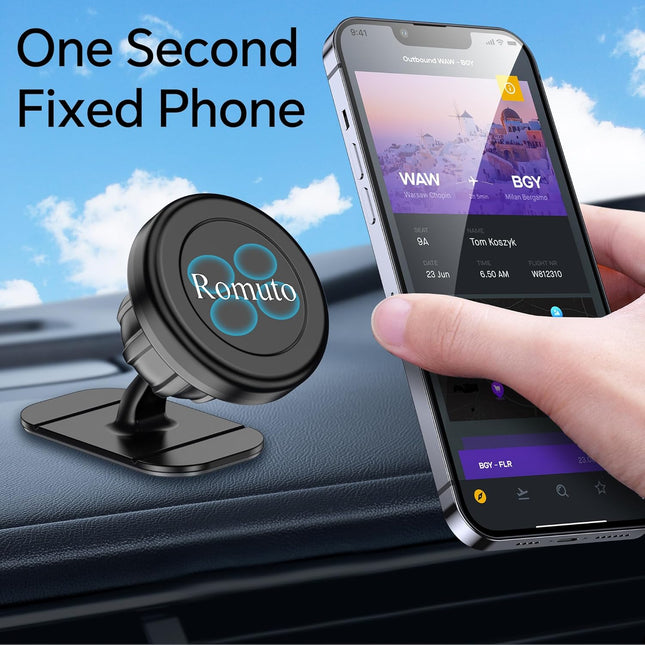ã2-PackãMagnetic Phone Holder for Car, [Strong Magnet] Magnetic Phone Mount for Car [ 4 Plate] Iphone Magnetic Car P