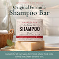 J.R.LIGGETT'S Shampoo Bar Original Formula, All-Natural Solid Hair Cleanser, Plant-Based Dry Bar Shampoo with Antioxidants and Vitamins for