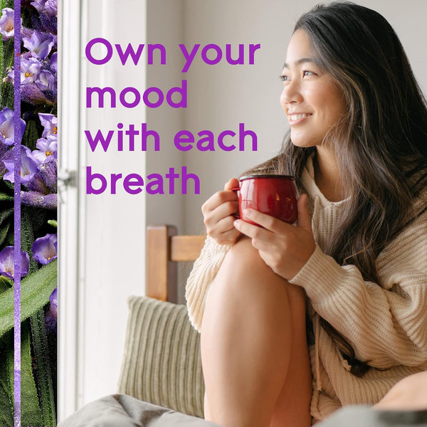 Glade Aromatherapy Diffuser & Essential Oil, Air Freshener for Home, Choose Calm Scent with Notes of Lavender & Sandalwood, 0.56 Fl Oz Choose Calm