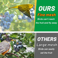 2 Pack 6.5x10ft Garden Netting - Ultra Fine Mesh Plant Covers to Keep Small Animals Pest Out, Bird Barrier Screen for Protecting Vegetables Fruits