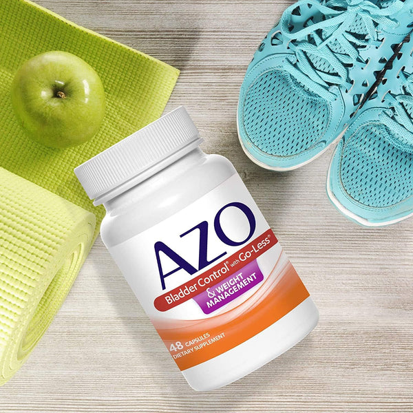 AZO Bladder Control with Go-Less® & Weight Management Dietary Supplement | Helps Reduce Occasional Urgency* | Promotes Healthy Metabolism* |
