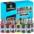 Novarbee- Fabric Paint, 12 Colors Puff Paint, 0.67 Oz, Fabric Paint For Clothes, 3d Puff Pens, Puff Paint For Crafts, Canvas, Glass, Clothing,
