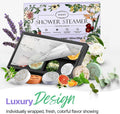 Shower Steamers Aromatherapy BLRIET 8 Pack Gifts for Women Mother Day Gift Mom Men, Birthday Gifts for Her Stress Relief Home Spa, Lavender