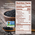 Kevala Organic Black Tahini - 32 oz, 2 lb, Double Size Black Sesame Paste | Gluten Free, For Cooking and Baking at Home, With Calcium and Dietary