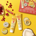 Burt'S Bees Gifts Ideas, Tips and Toes Kit, 6 Travel Size Products - Pomegranate Moisturizing Lip Balm, 2 Hand Creams, Foot Cream, Cuticle Cream,