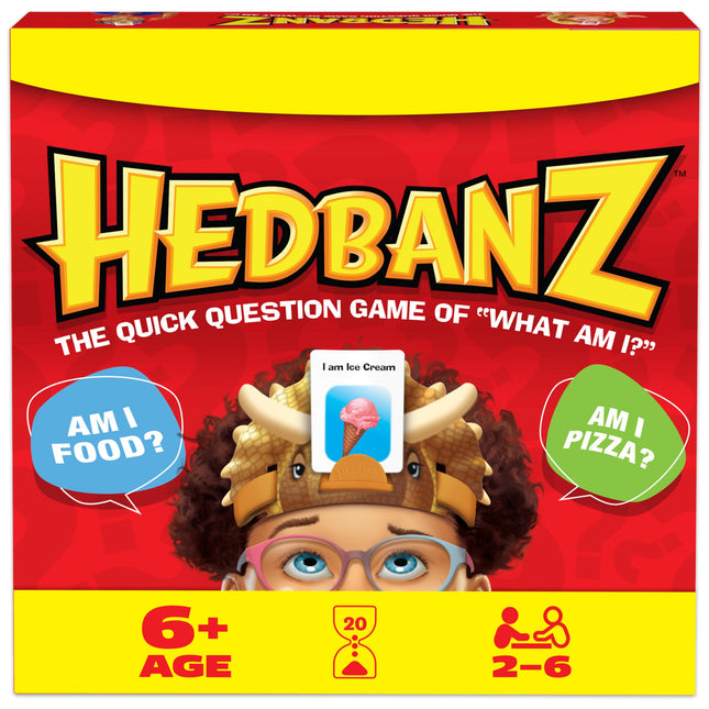 Spin Master Games, Hedbanz 2023 Edition with New Cards, Picture Guessing Board G