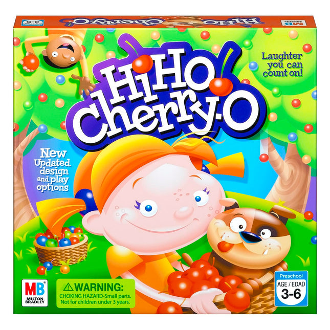 Hasbro Gaming Hi Ho Cherry-O Board Game for 2 to 4 Players Kids Ages 3 and up (A