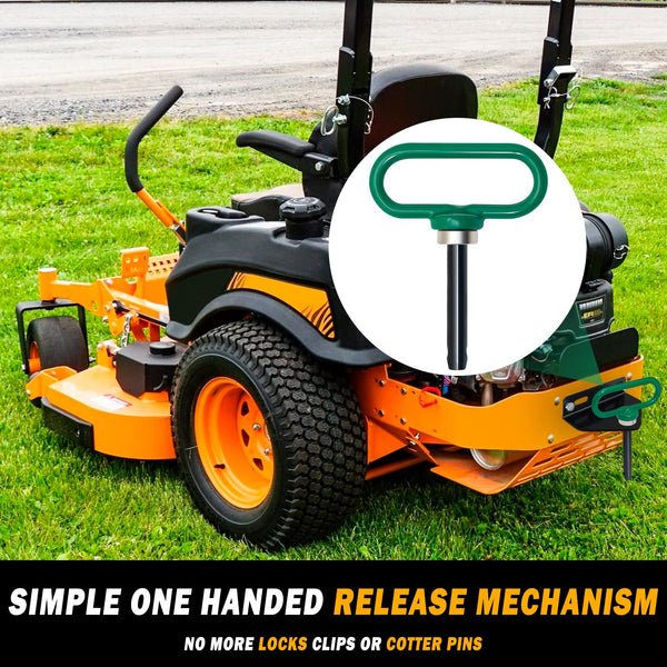 Magnetic Hitch Pin, Lawn Mower Trailer Hitch Pins 1/2 Inch - Strong Heavy Duty Magnet Trailer Gate Pin for Mowers, Lawn Tractors, Towing Cargo,
