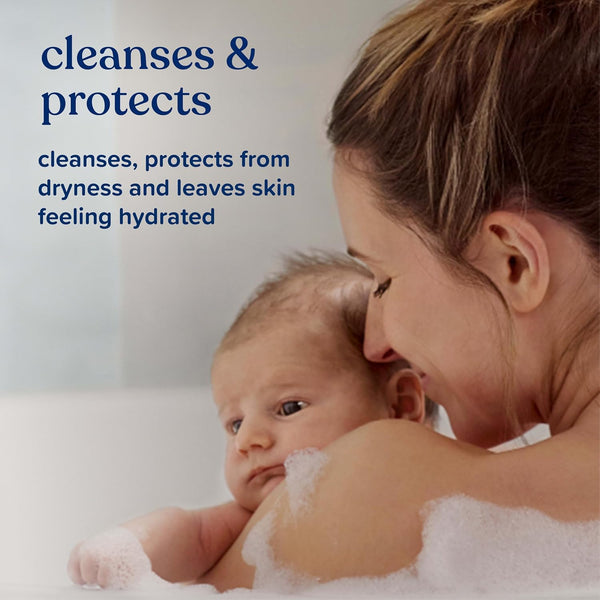 Johnson's Baby Head-To-Toe 2 in 1 Tear Free Wash & Shampoo with Aloe Vera and Vitamin B5, Safe and Gentle for Newborns and Delicate Skin,