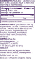 Natrol Melatonin 5Mg Fast Dissolve Tablets, Sleep Support Supplements for Adults, Strawberry Flavor, 200 Tablets, up to 200 Day Supply