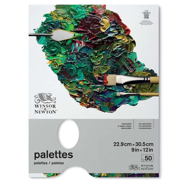Winsor & Newton Professional Tear off Palette Paper, Transparent 9-X-12-Inch