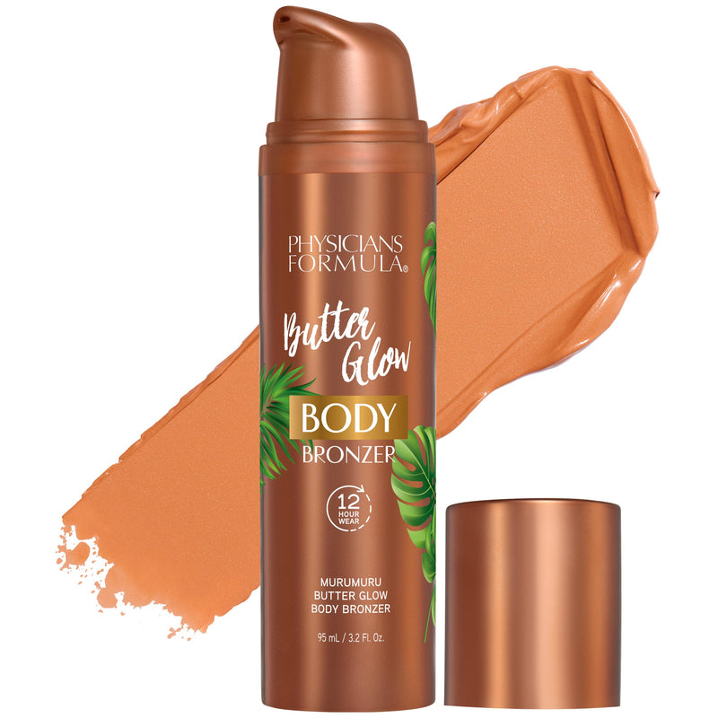 Physicians Formula Butter Glow Body Bronzer, Waterproof & Transfer-Proof, Sunless Bronze Perfection, Ultra-Creamy & Skin-Perfecting Formula for a