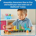 hand2mind Numberblocks Express Train MathLink Cubes Activity Set, Preschool Learning Activities, Train Toy, Counting Blocks, Number Toys, Kids