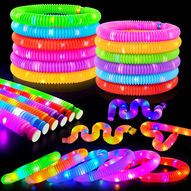 Glow Sticks 4Th of July Party Favors for Kids 12 Pcs-Glow in Dark Party Supplies