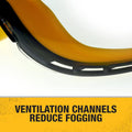 Dewalt DPG82 Concealer Anti-Fog Dual Mold Safety Goggle - 1 Pair Clear