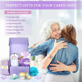 Gifts for Women, Get Well Soon Care Package,Feel Better Gifts for Women 8pcs Lavender Birthday Baskets for Her Mom, Sister, Female Friends