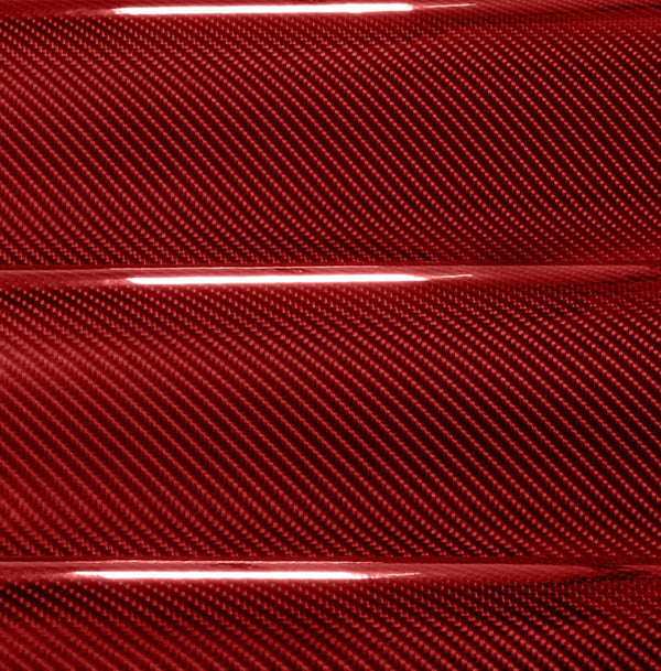 Vvivid Epoxy Gloss Carbon Fiber Red Demon Vinyl Wrap Film Roll (1Ft X 5Ft) Interior Use Only