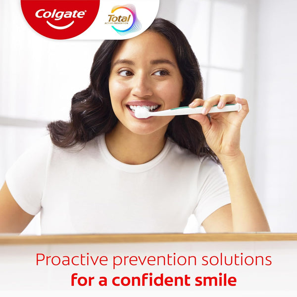 Colgate Total Whitening Toothpaste, Mint Toothpaste, 5.1 Oz Tube, 2 Pack