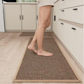 SUMLANS Kitchen Mat Set of 2 PCS, Cushioned Non Slip Rugs for Kitchen Floor, Absorbent Runner Comfort Standing Mats Washable for Kitchen, Office,