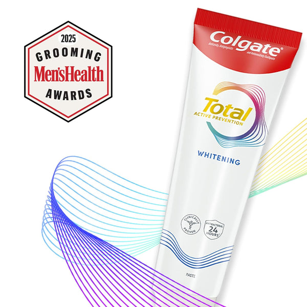 Colgate Total Whitening Toothpaste, Mint Toothpaste, 5.1 Oz Tube, 2 Pack