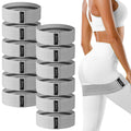 12 Pcs Fabric Resistance Bands for Working Out Non-Slip Booty Exercise Loop Bands for Women Men Glutes Hip Thigh Butt Yoga Pilates Fitness Gym,