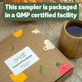 Heavenly Tea Leaves Organic 9 Flavor Variety Pack, Loose Leaf Tea Sampler | Approximately 90 Cups, Assorted Black, Green, White, Rooibos, & Herbal