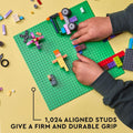 LEGO Classic Green Baseplate, Square 32x32 Stud Foundation to Build, Play, and Display Brick Creations, Great for Grassy Nature Landscapes,
