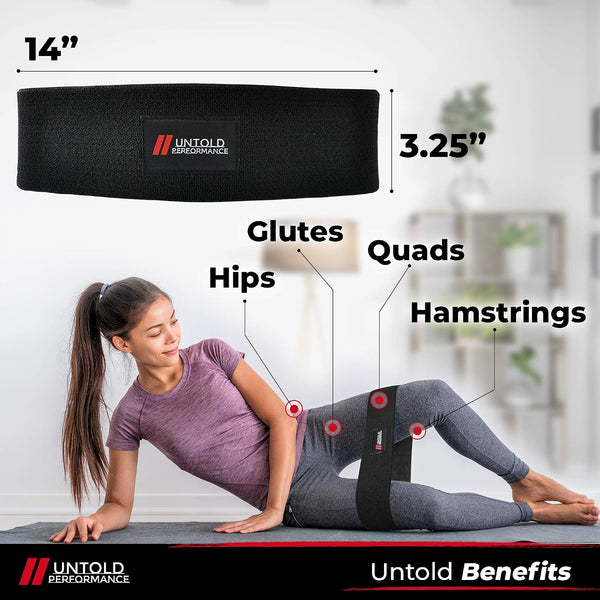 Heavy Resistance Bands - Hip Bands for Working Out, Premium Exercise Bands Resistance, Durable Resistance Bands for Strength, Flexibility & Glute