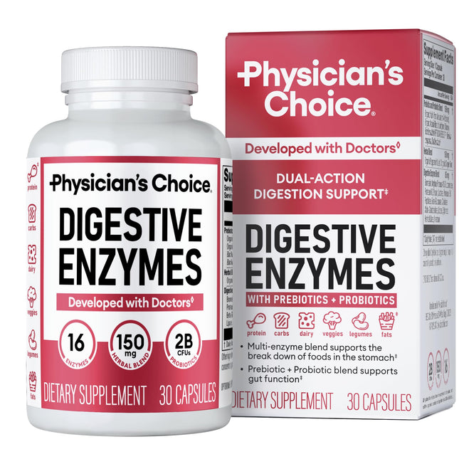 Physician'S CHOICE Digestive Enzymes - Multi Enzymes, Bromelain, Organic Prebiot