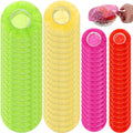 Boao 100 Pcs Reusable Bowl Covers 4 Size Plastic Color Elastic Wrap for Food Storage Fresh Keeping Food Bowl Cover Lid for Dish Plate Cup Bread