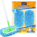 KEEPOW Reusable Mop Pads Compatible with Swiffer Sweeper Mop â Microfiber Wet & Dry Mopping Cloths for All Floors, Washable Compatible with