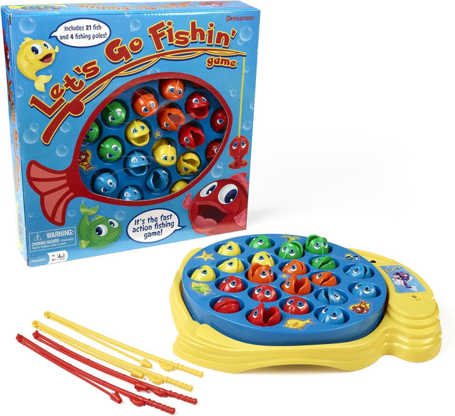 Let'S Go Fishin' Game by Pressman - the Original Fast-Action Fishing Game!, 1-4 
