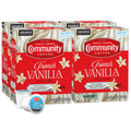Community Coffee French Vanilla Flavored 96 Count Coffee Pods, Medium Roast, Compatible with Keurig 2.0 K-Cup Brewers, 24 Count (Pack of 4)