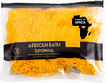 BELLANOMI African Exfoliating Net Sponge, Authentic, Ethically sourced from Nigeria, 45 inches Long, Back Scrubber for Daily use (Yellow)